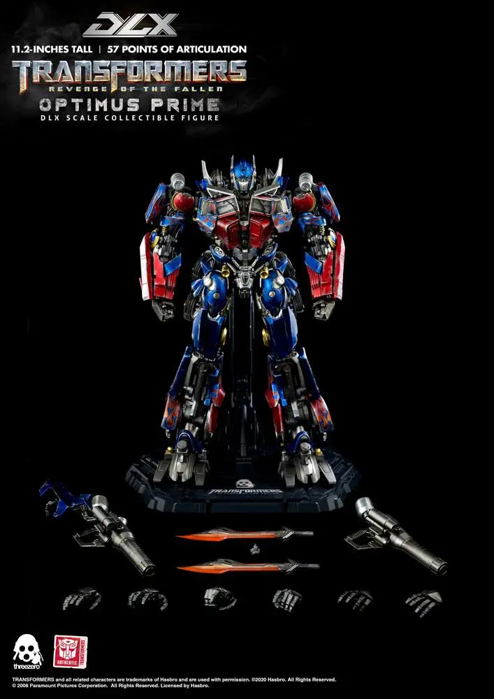Transformers: Zemsta Upadłych DLX Figurka akcji 1/6 Optimus Prime 28 cm zdjęcie produktu