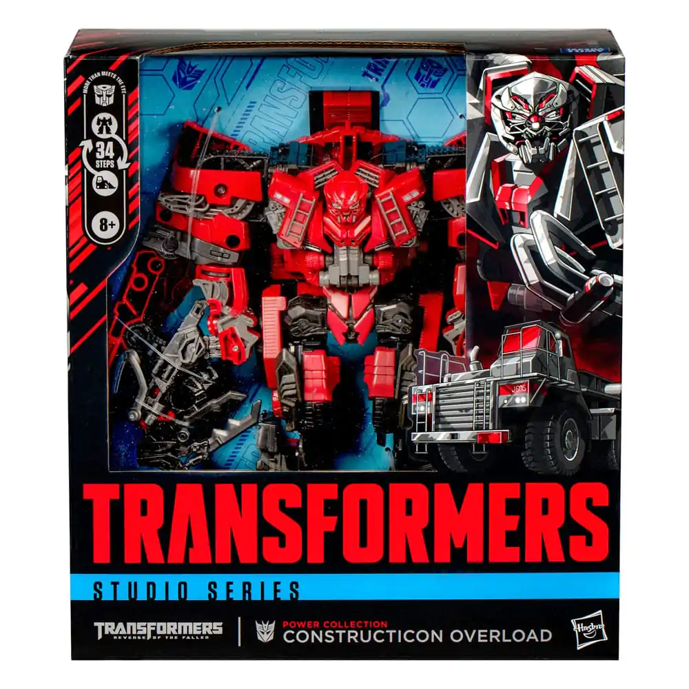 Transformers: Zemsta Upadłych Seria Studio Klasa Leader Figurka Akcji Power Collection Constructicon Overload 22 cm zdjęcie produktu