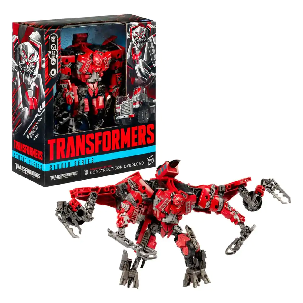 Transformers: Zemsta Upadłych Seria Studio Klasa Leader Figurka Akcji Power Collection Constructicon Overload 22 cm zdjęcie produktu