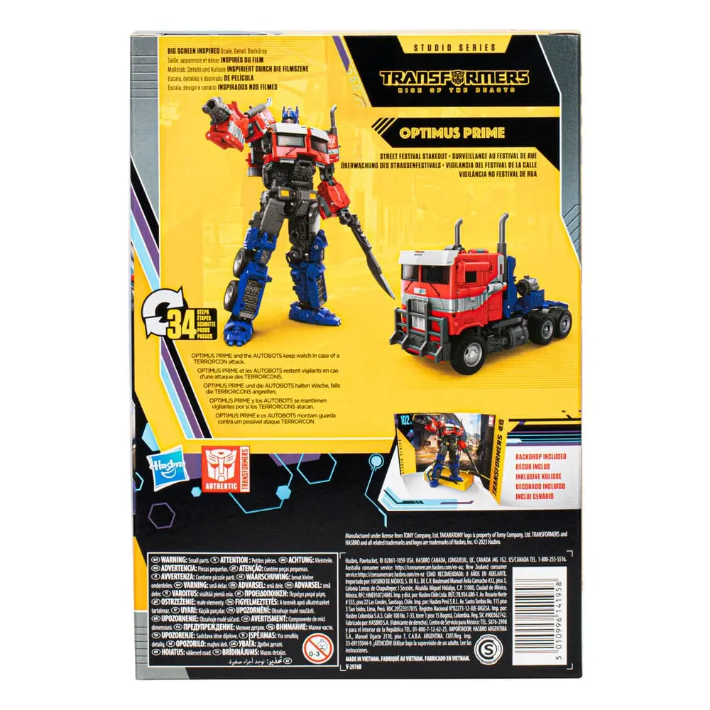 Transformers: Przebudzenie Bestii Buzzworthy Bumblebee Studio Series figurka akcji 102BB Optimus Prime 16 cm zdjęcie produktu