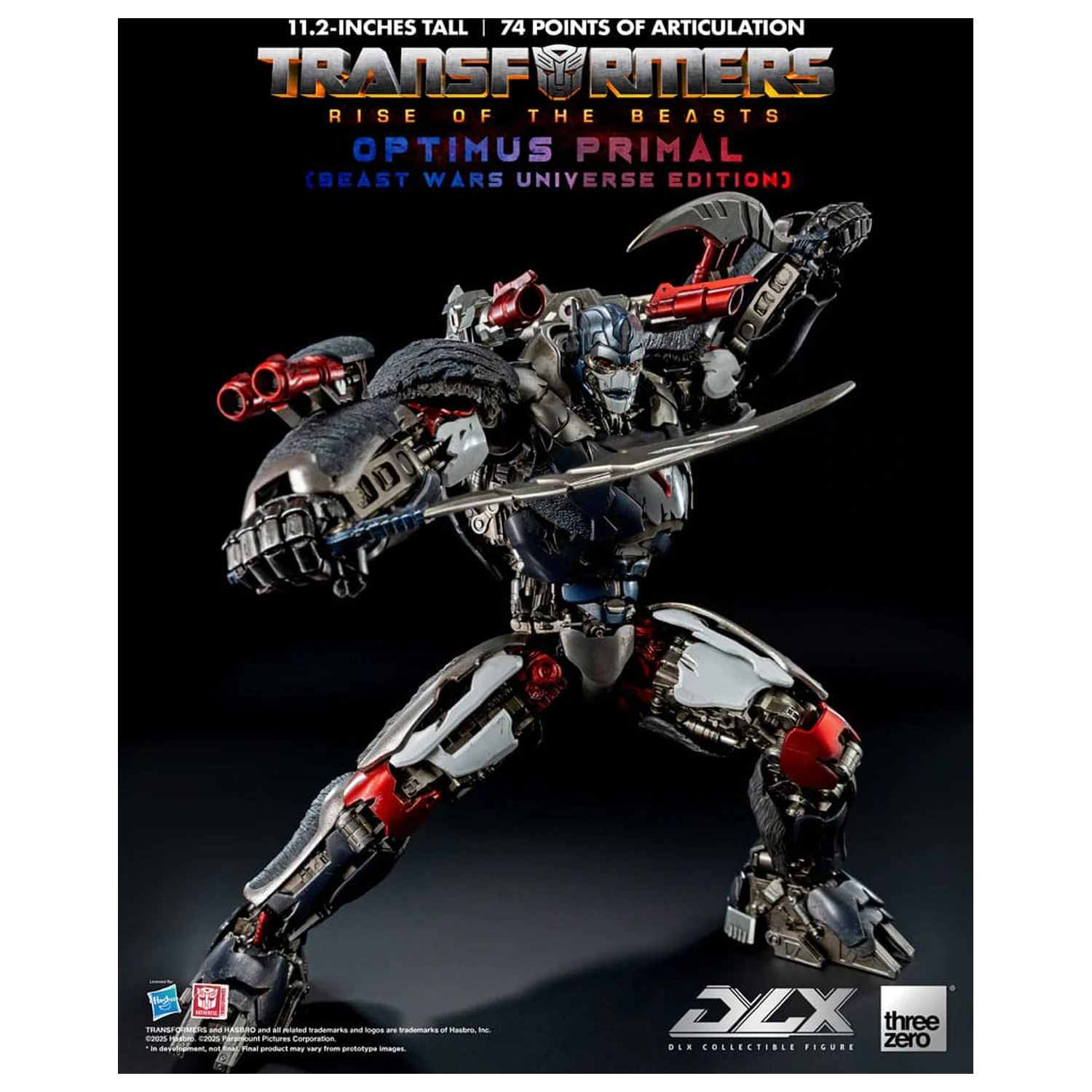 Transformers: Rise of the Beasts DLX Figurka Akcji Optimus Primal (Beast Wars Universe Edition) 29 cm zdjęcie produktu