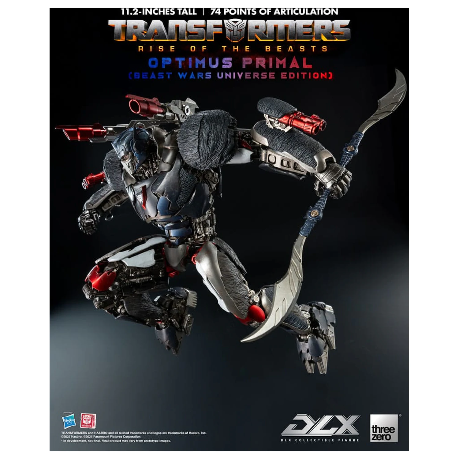 Transformers: Rise of the Beasts DLX Figurka Akcji Optimus Primal (Beast Wars Universe Edition) 29 cm zdjęcie produktu