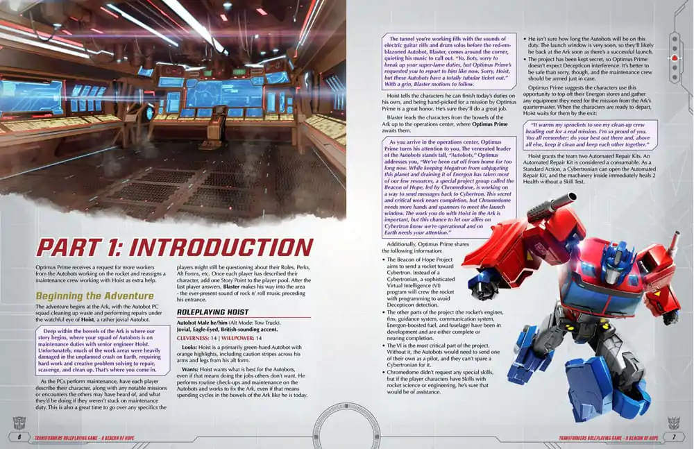 Transformers RPG A Beacon of Hope Przygoda & Ekran Mistrza Gry *Englische Version* zdjęcie produktu
