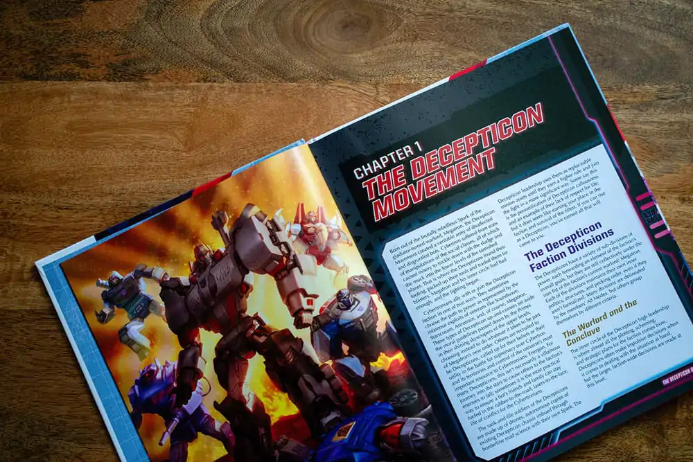 Transformers Księga RPG Decepticon Directive Sourcebook *Wersja Angielska* zdjęcie produktu