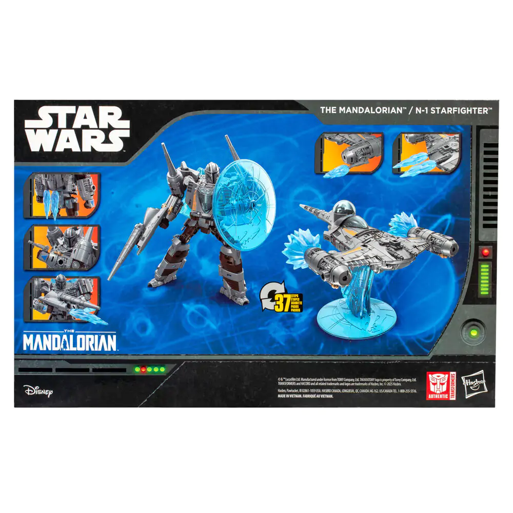 Figurka Transformers Star Wars The Mandalorian N-1 Starfighter 19 cm zdjęcie produktu