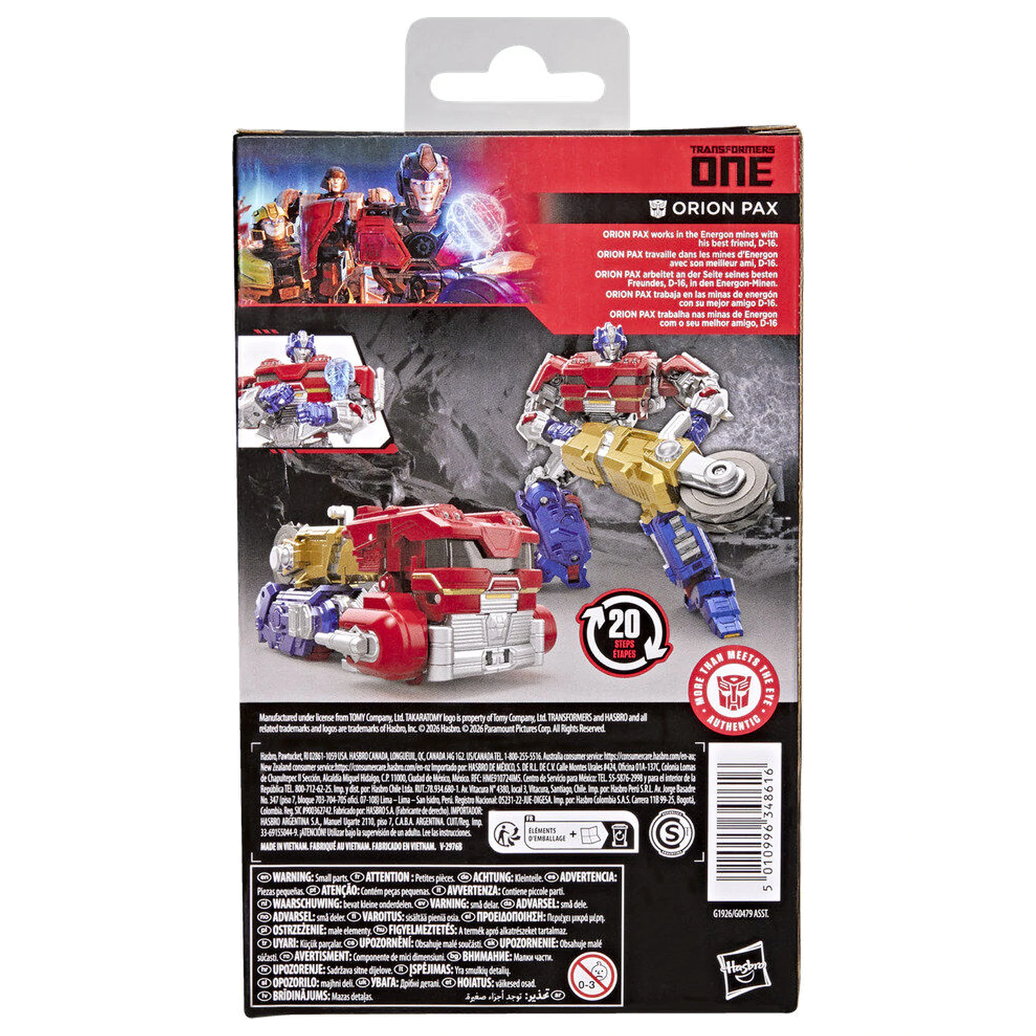 Transformers Studio Series - Transformers One figurka Orion Pax klasy Deluxe 12,5cm zdjęcie produktu