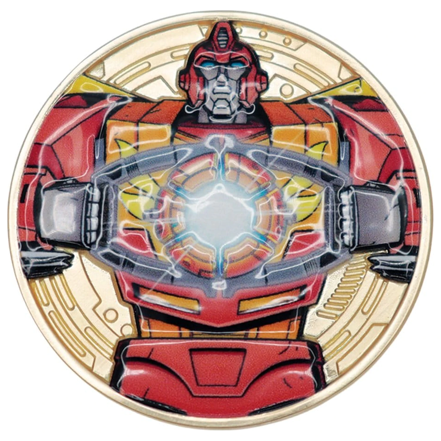Transformers Collectable Coin The Movie 40th Anniversary Edycja Limitowana 24k pozłacana moneta zdjęcie produktu
