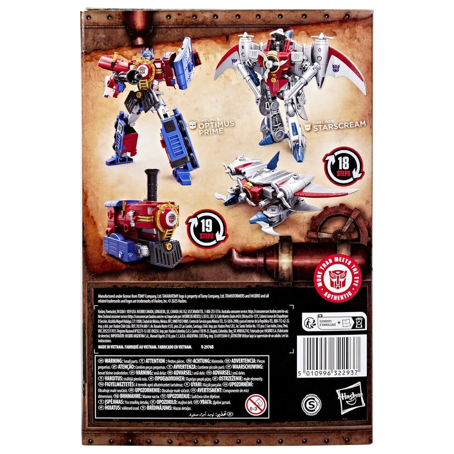Transformers Timelines Hearts of Steel Comic Edition Figurki akcji Optimus Prime & Starscream 14 cm zdjęcie produktu