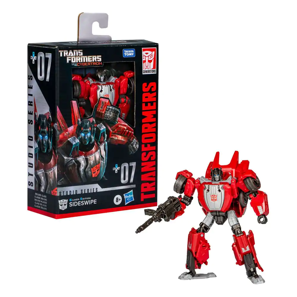 Transformers: War for Cybertron Studio Series figurka akcji Deluxe Class Gamer Edition Sideswipe 11 cm zdjęcie produktu