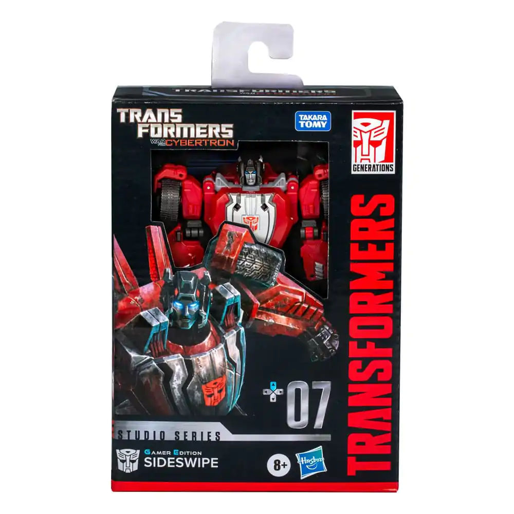Transformers: War for Cybertron Studio Series figurka akcji Deluxe Class Gamer Edition Sideswipe 11 cm zdjęcie produktu