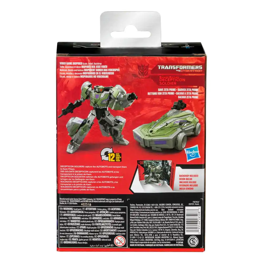 Transformers: War for Cybertron Studio Series Deluxe Class Figurka Akcji Gamer Edition Sideswipe 11 cm zdjęcie produktu