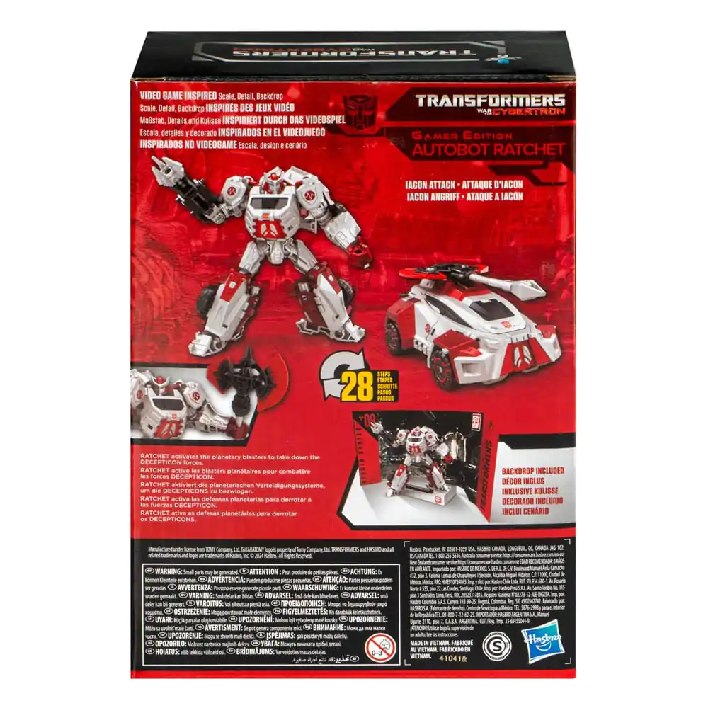 Transformers: War for Cybertron Studio Series Klasy Voyager Figurka Akcji Gamer Edition Autobot Ratchet 16 cm zdjęcie produktu