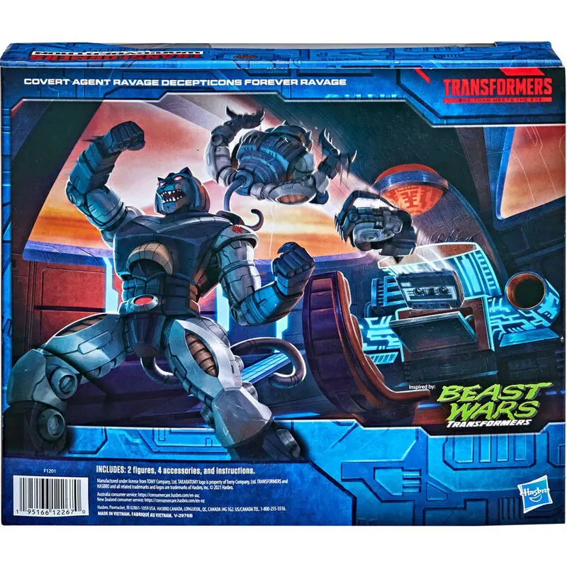 Beast Wars: Transformers WFC Deluxe Figurki Akcji Tajny Agent Ravage & Decepticon Forever Ravage zdjęcie produktu