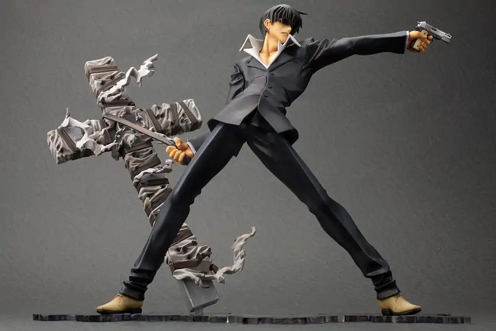 Trigun Badlands Rumble ARTFX J Statua 1/8 Nicholas D. Wolfwood Renewal Package Version 20 cm zdjęcie produktu