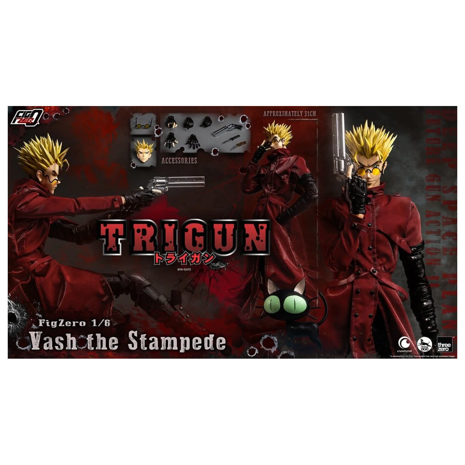 Trigun FigZero Figurka akcji 1/6 Vash the Stampede 31 cm zdjęcie produktu