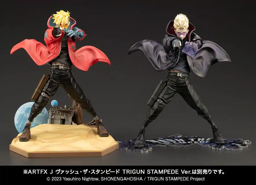 Trigun Stampede ARTFXJ Statuetka 1/8 Vash the Stampede The Gunman in Black Ver. 22 cm zdjęcie produktu