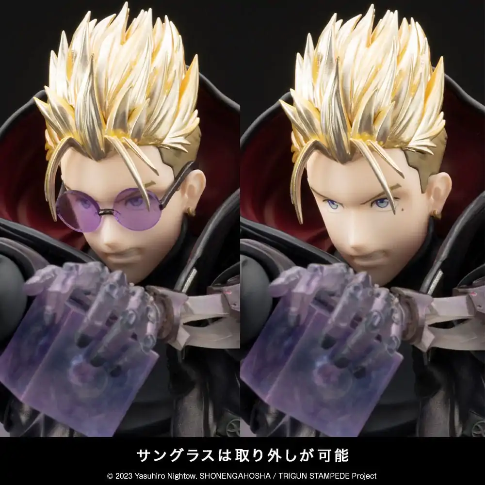 Trigun Stampede ARTFXJ Statuetka 1/8 Vash the Stampede The Gunman in Black Ver. 22 cm zdjęcie produktu