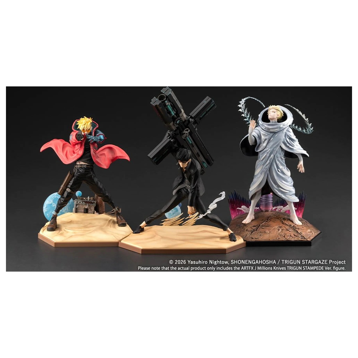 Trigun Stargaze ARTFXJ Statua 1/8 Millions Knives Trigun Stampede Ver. 24 cm zdjęcie produktu
