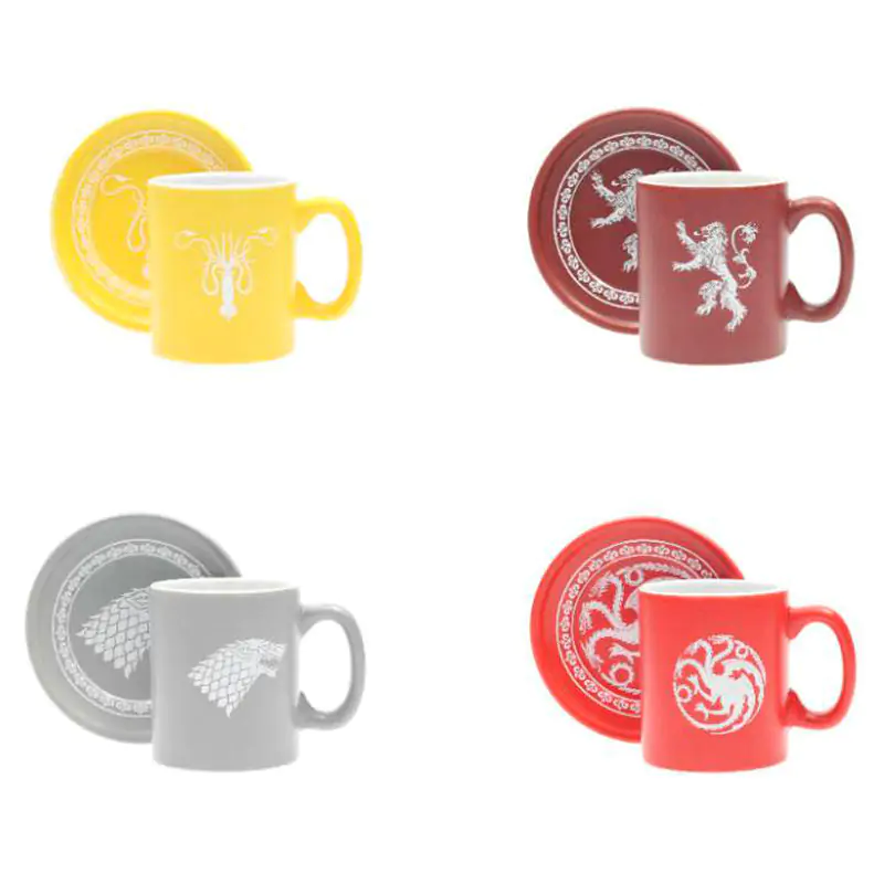 Game of Thrones emblems 4 mini filiżanki do espresso set zdjęcie produktu