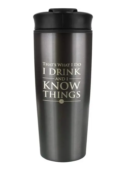 Gra o Tron I Drink And I Know Things kubek termiczny zdjęcie produktu