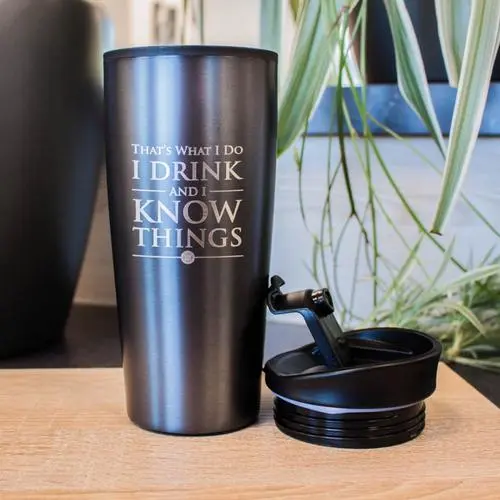 Gra o Tron I Drink And I Know Things kubek termiczny zdjęcie produktu