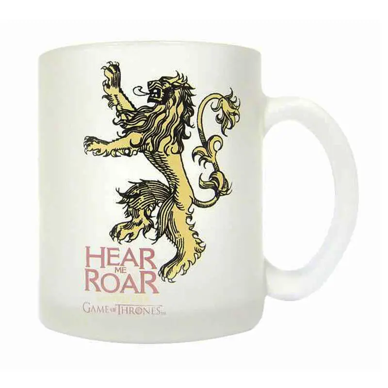 Game of Thrones Lannister przezroczysty szklany kubek zdjęcie produktu