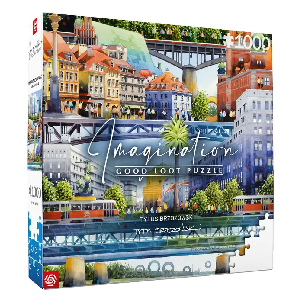 Puzzle Tytus Brzozowski Imagination Warsaw Bridges (1000 elementów) zdjęcie produktu