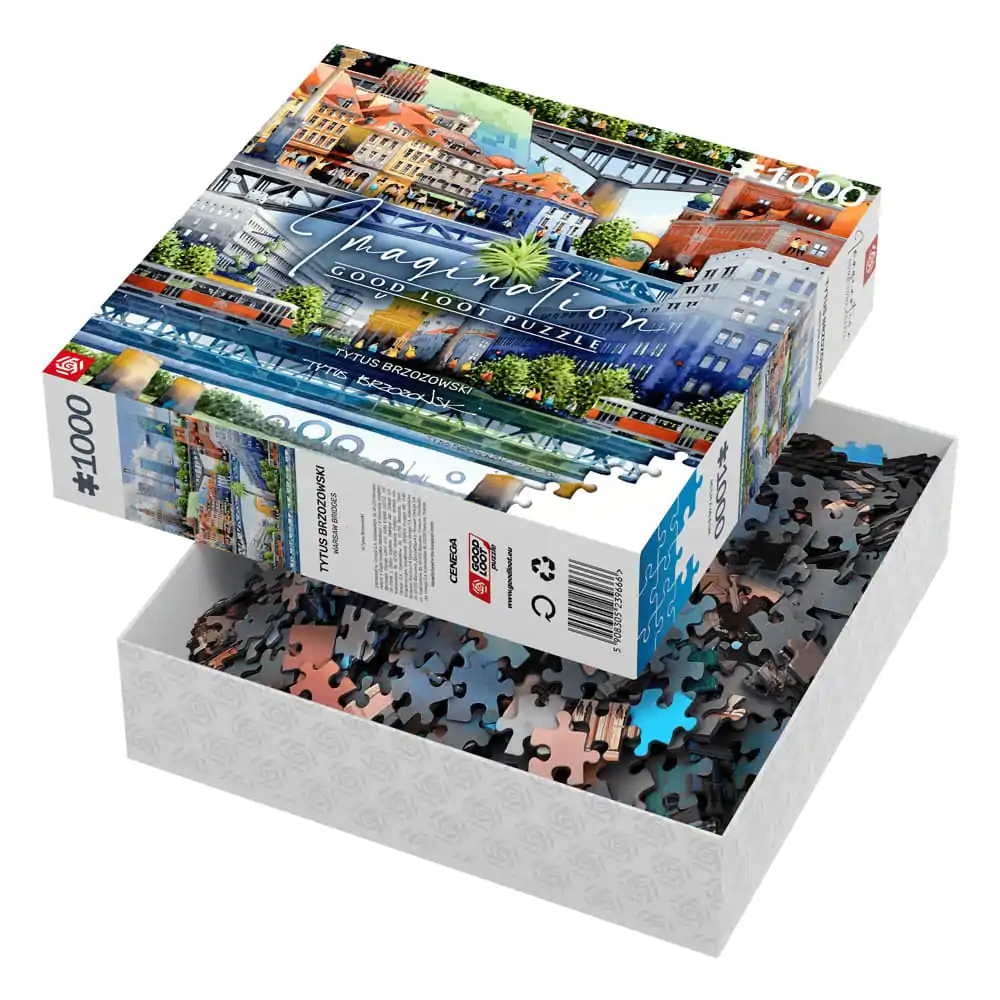 Puzzle Tytus Brzozowski Imagination Warsaw Bridges (1000 elementów) zdjęcie produktu