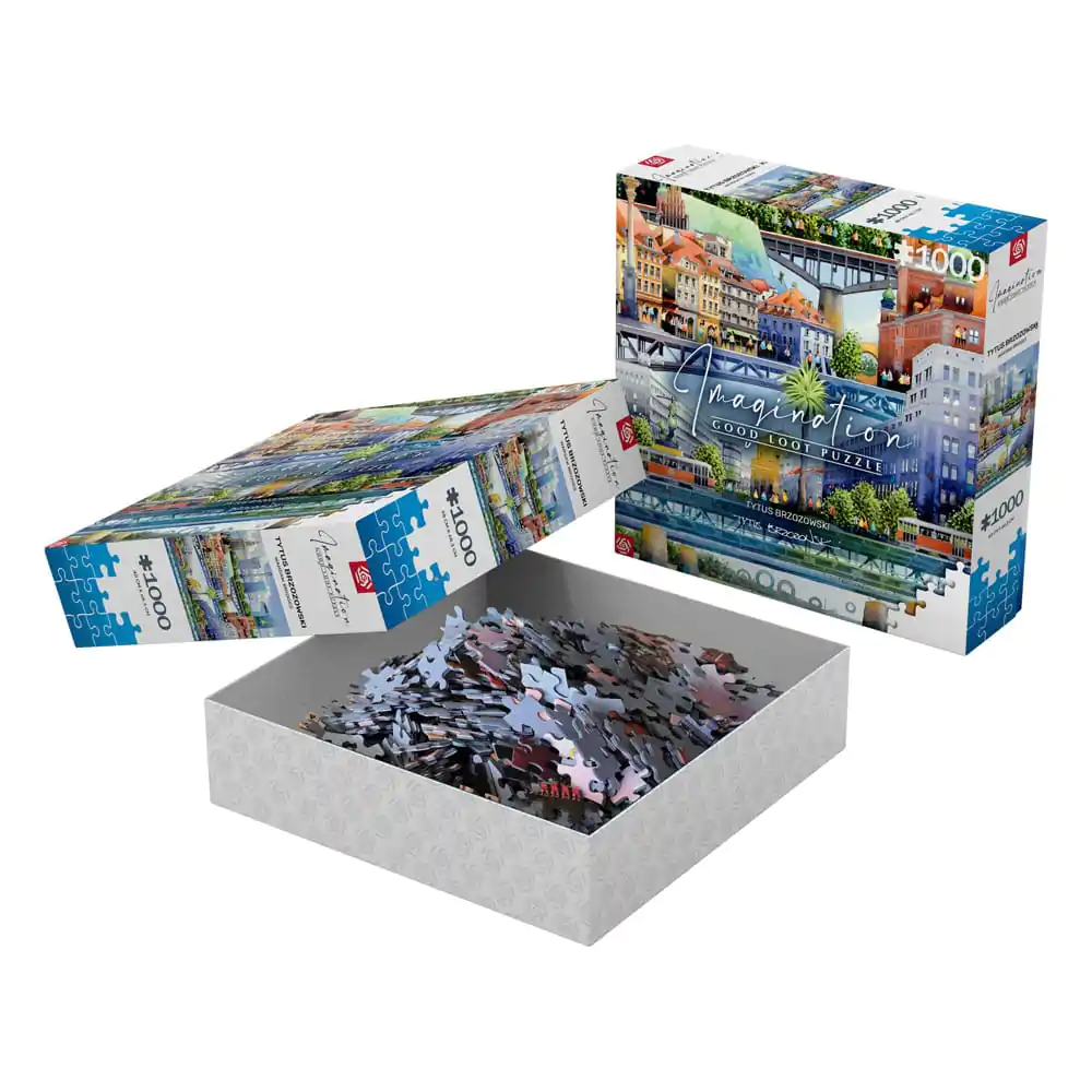 Puzzle Tytus Brzozowski Imagination Warsaw Bridges (1000 elementów) zdjęcie produktu