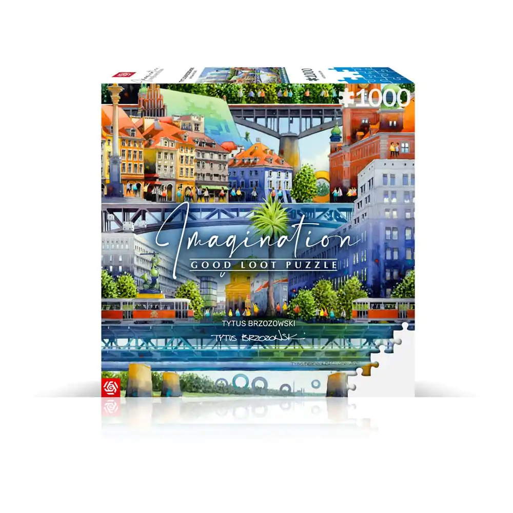 Puzzle Tytus Brzozowski Imagination Warsaw Bridges (1000 elementów) zdjęcie produktu