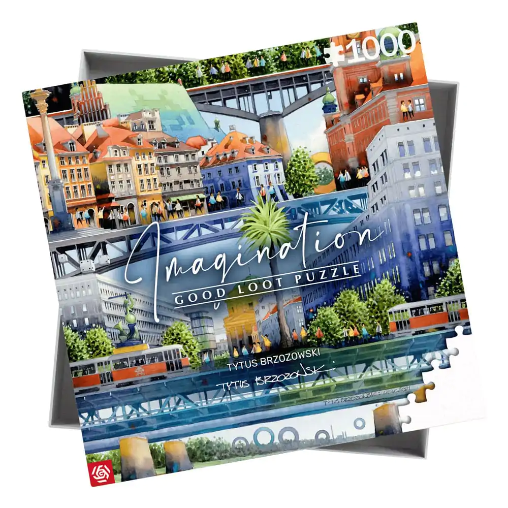 Puzzle Tytus Brzozowski Imagination Warsaw Bridges (1000 elementów) zdjęcie produktu