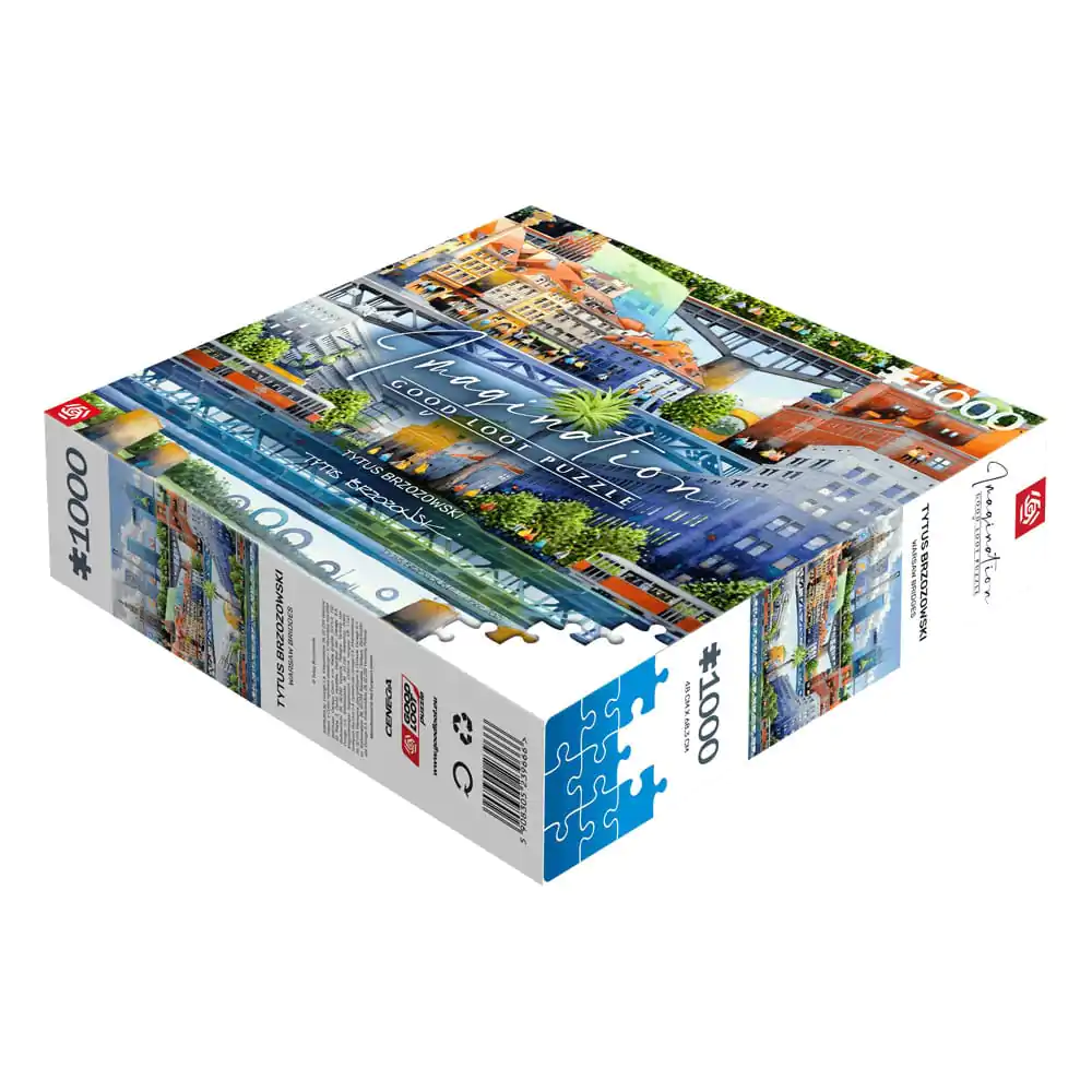 Puzzle Tytus Brzozowski Imagination Warsaw Bridges (1000 elementów) zdjęcie produktu