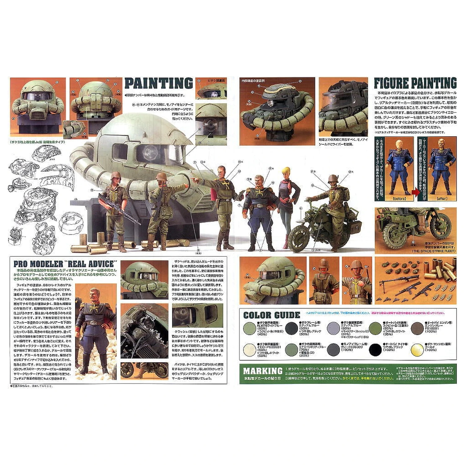 U.C. Hard Graph 1/35 Mobile Suit Gundam Zestaw Dowódcy Ramba Ral zdjęcie produktu