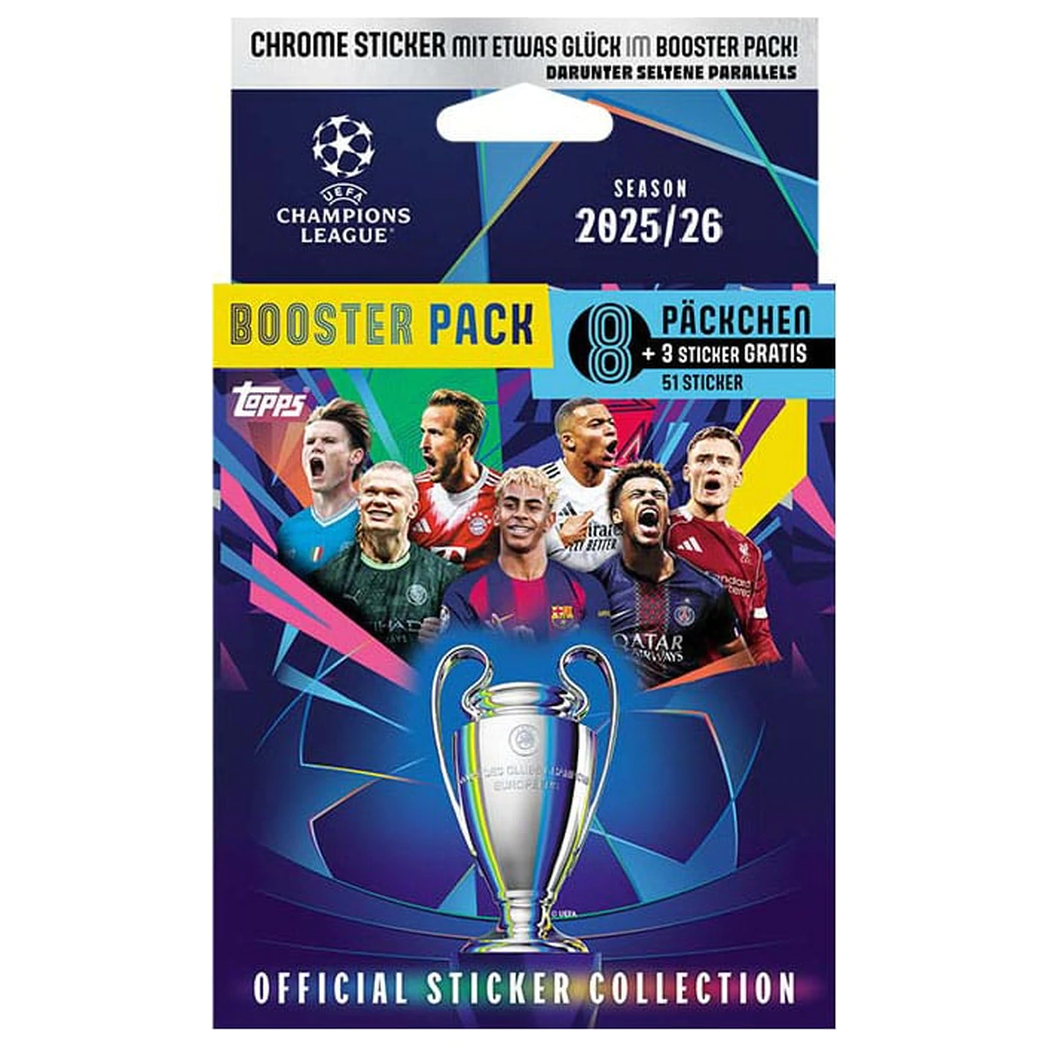 UEFA Champions League 2025/26 Kolekcja naklejek Eco Pack zdjęcie produktu