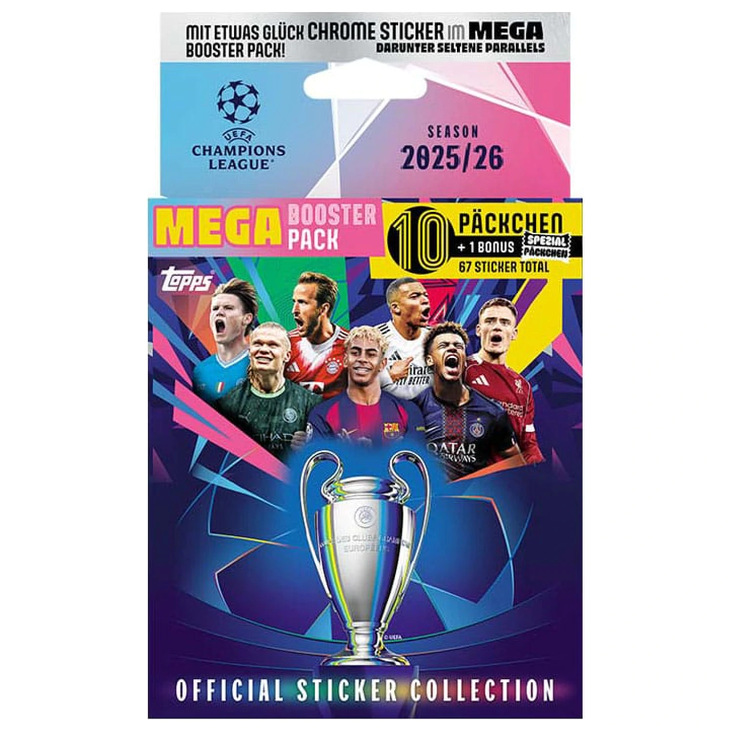 UEFA Champions League 2025/26 Kolekcja Naklejek Mega Eco Pack zdjęcie produktu