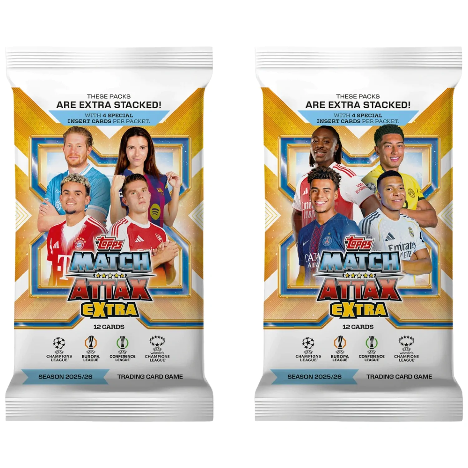 UEFA Champions League Match Attax Extra Trading Cards 2025/26 Booster pakiet zdjęcie produktu