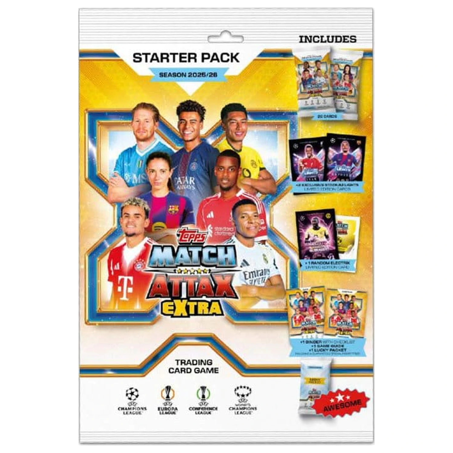 UEFA Champions League Match Attax Extra Karty Kolekcjonerskie 2025/26 Zestaw Startowy język niemiecki zdjęcie produktu