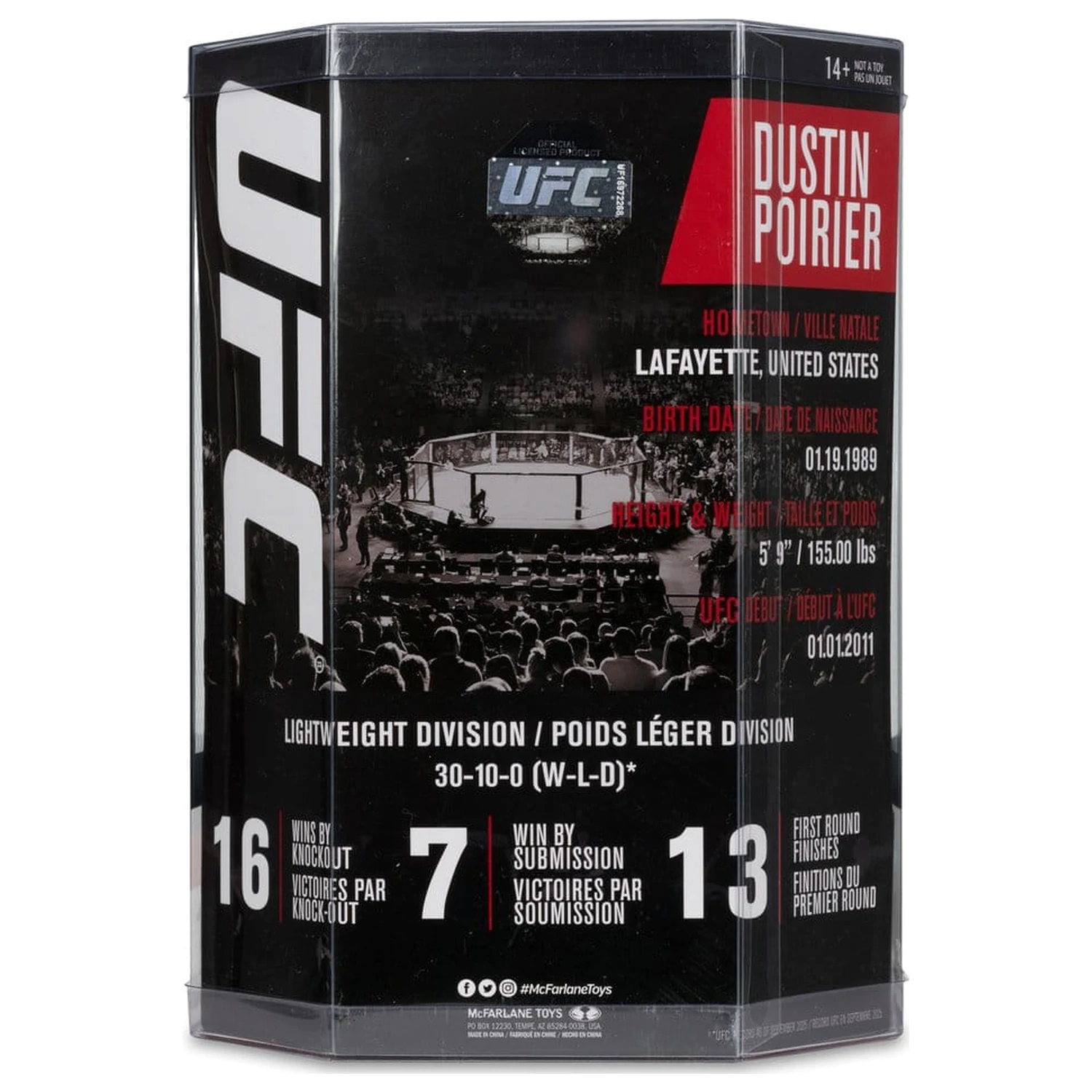 UFC Posed PVC Statua Dustin Poirier 16 cm zdjęcie produktu
