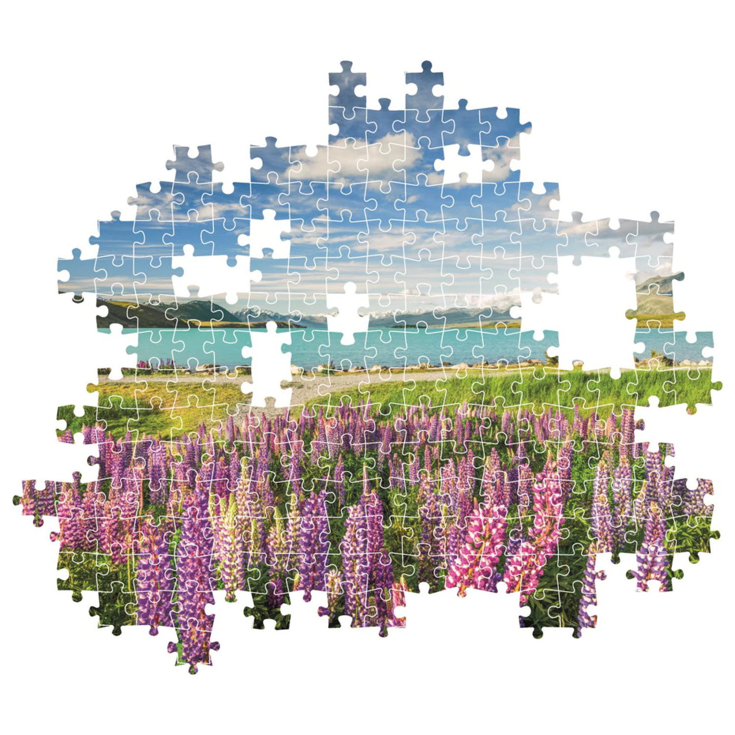 Puzzle New Zealand Lake Tekapo 1500-elementowe zdjęcie produktu