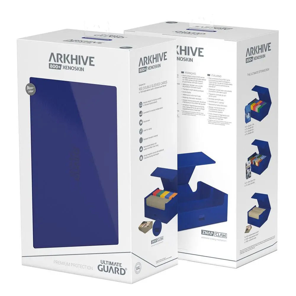 Ultimate Guard Arkhive 800+ XenoSkin Monocolor Niebieski zdjęcie produktu