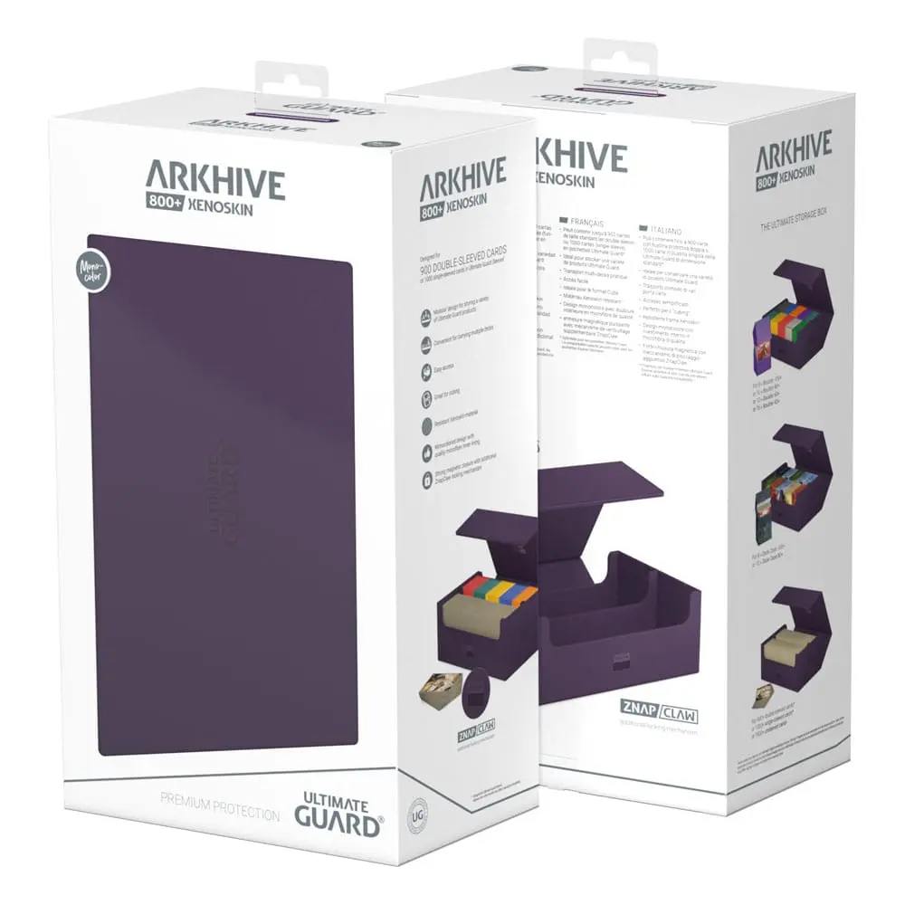 Ultimate Guard Arkhive 800+ XenoSkin Monocolor Fioletowy zdjęcie produktu