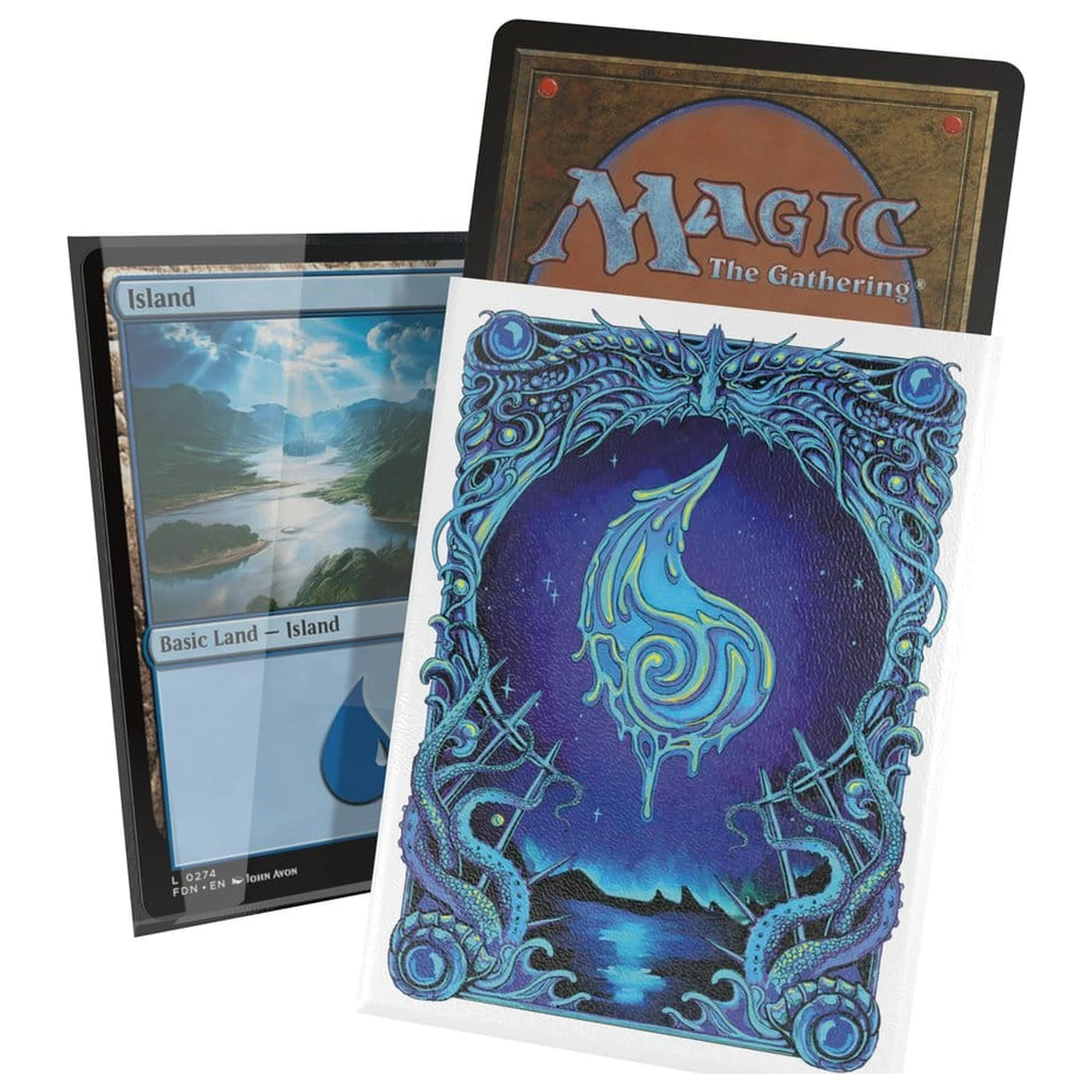 Ultimate Guard Art Sleeves Magic: The Gathering "Mana Token" - Island zdjęcie produktu
