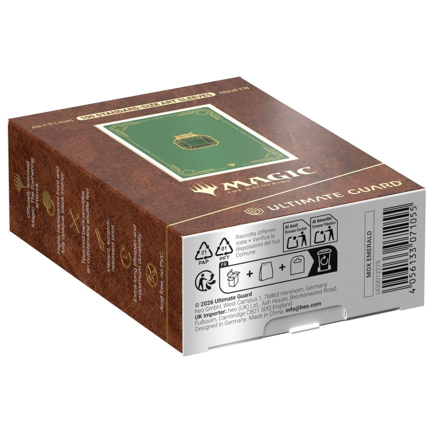Ultimate Guard Art Sleeves Magic: The Gathering "Mox Collection" - Szmaragdowe zdjęcie produktu