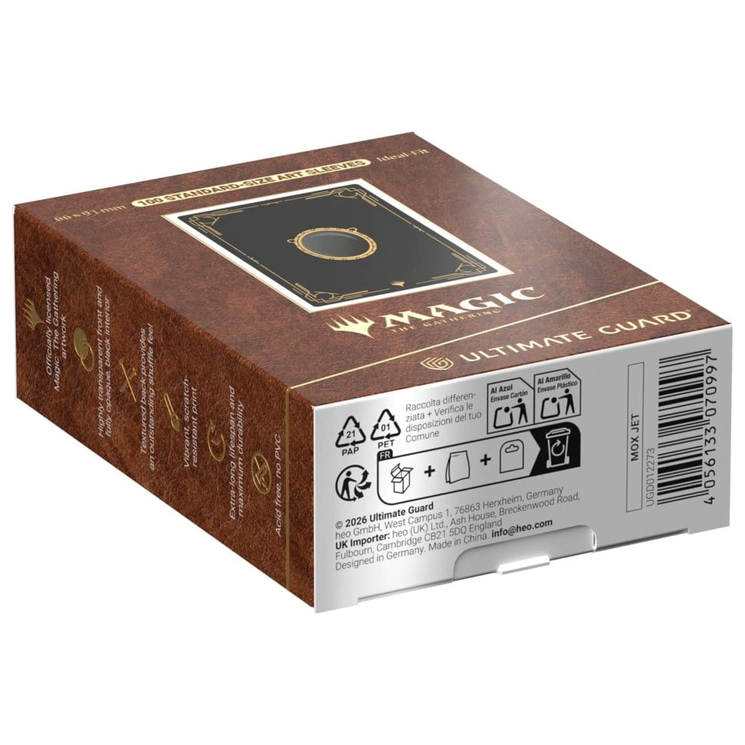 Ultimate Guard Art Sleeves Magic: The Gathering "Mox Collection" - Jet zdjęcie produktu