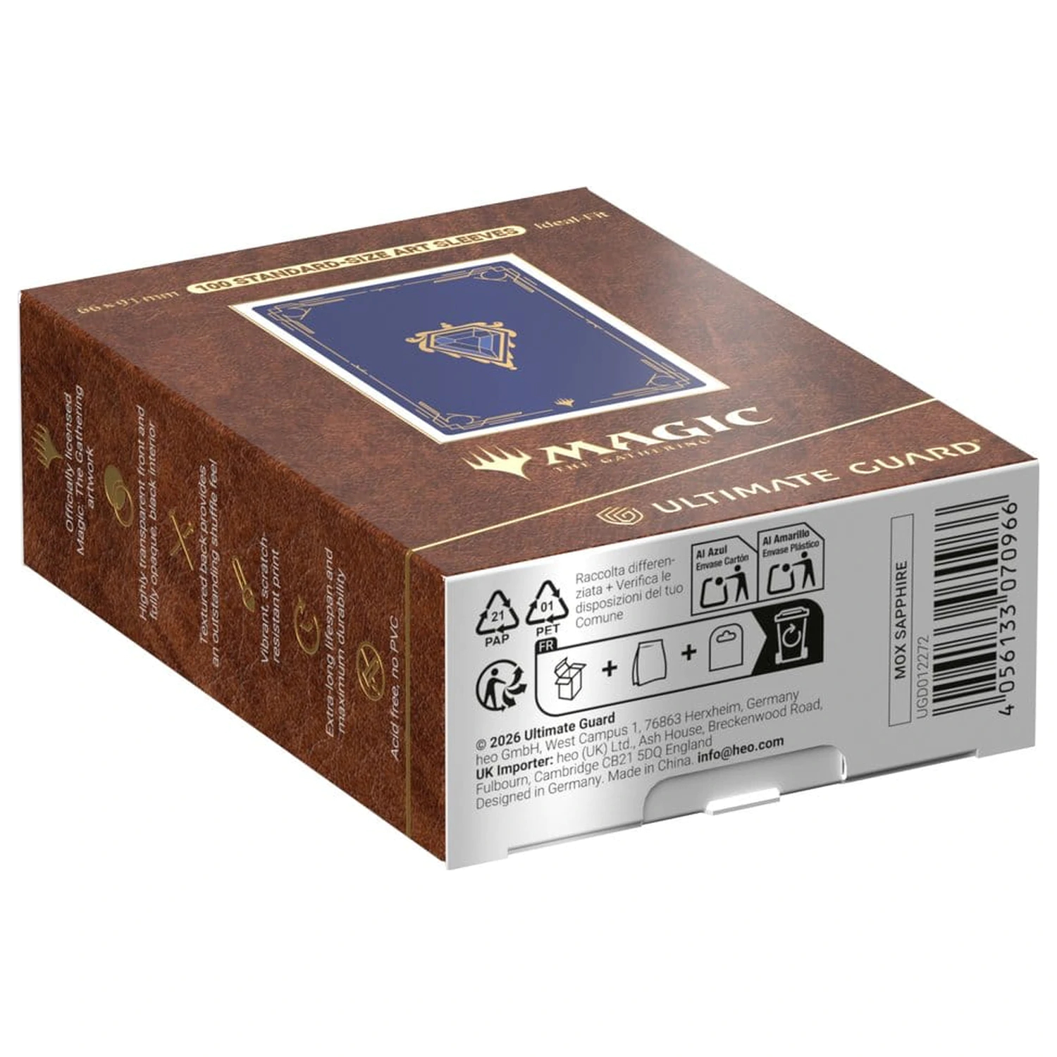 Ultimate Guard Art Sleeves Magic: The Gathering "Mox Collection" - Sapphire zdjęcie produktu