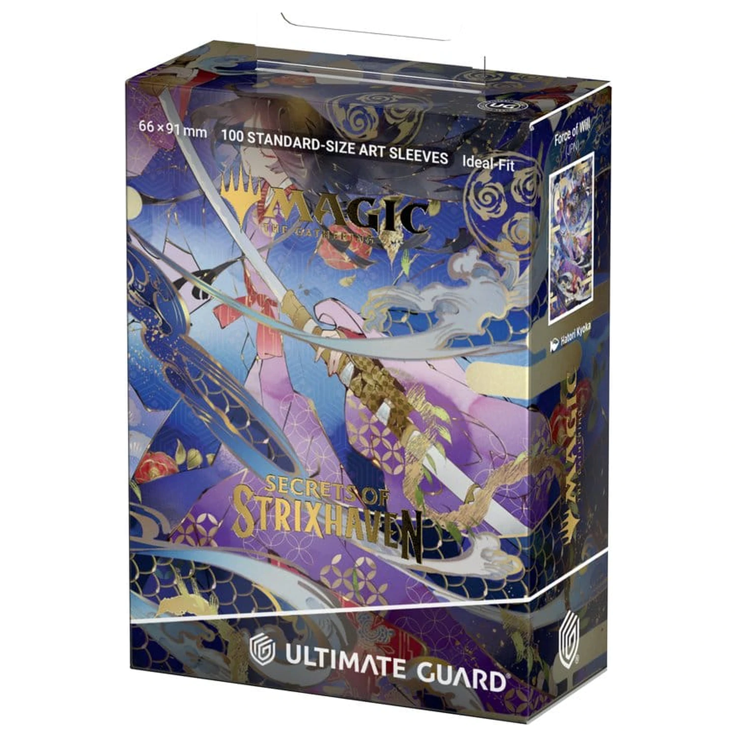 Ultimate Guard Art Sleeves Magic: The Gathering "Secrets of Strixhaven" - Niebieski Mityczny 1 (Alternate Art) zdjęcie produktu