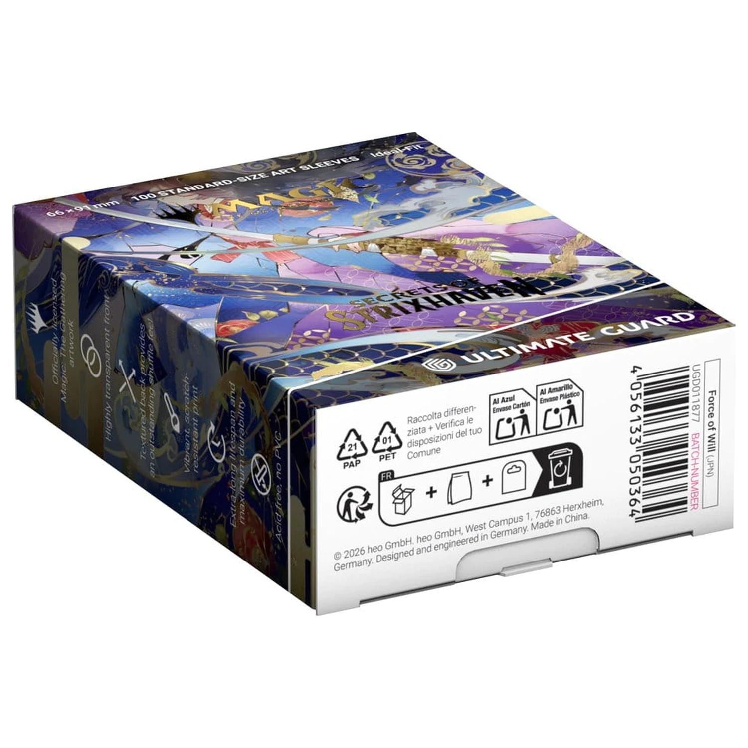 Ultimate Guard Art Sleeves Magic: The Gathering "Secrets of Strixhaven" - Niebieski Mityczny 1 (Alternate Art) zdjęcie produktu