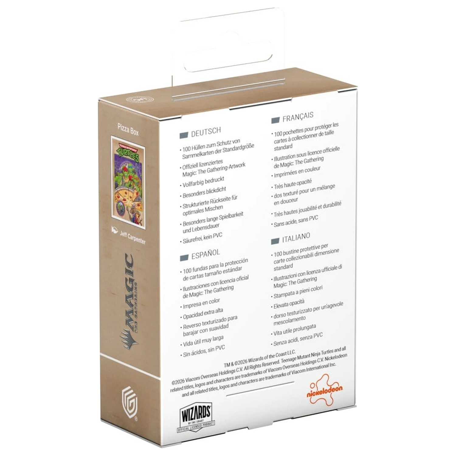 Ultimate Guard Art Sleeves Magic: The Gathering | Teenage Mutant Ninja Turtles - Pizza Box zestaw koszulek na karty zdjęcie produktu