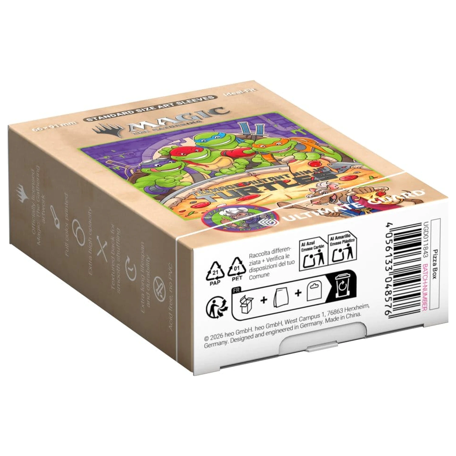 Ultimate Guard Art Sleeves Magic: The Gathering | Teenage Mutant Ninja Turtles - Pizza Box zestaw koszulek na karty zdjęcie produktu
