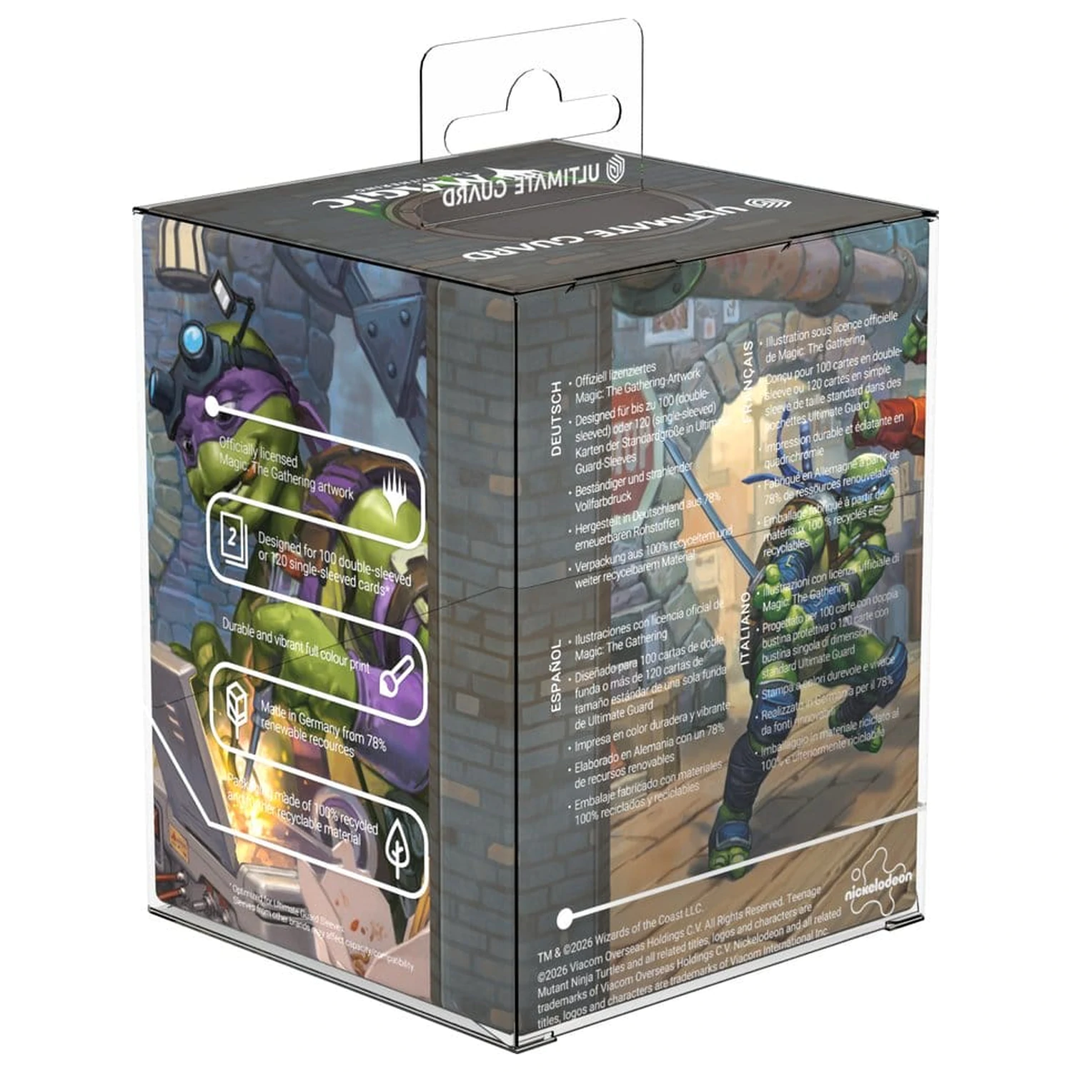 Ultimate Guard RTE Boulder 100+ Magic: The Gathering | Teenage Mutant Ninja Turtles - Turtle Lair zdjęcie produktu